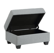 Light Grey Sectional Sofa - Furniture Empire