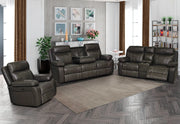 543 Real Leather Recliner 3pc Set
