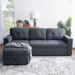 Reversible Sectional Sofa with Storage- 731