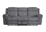 3pcs Fabric Manual Recliner Set - 0028