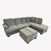 Bena Sectional Sofa with Ottoman - 6363