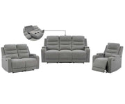 Collin 3pc Fabric Power Recliner Set