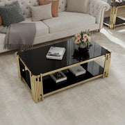 Ethan Black Coffee Table - Furniture Empire