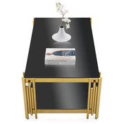 Ethan Black Coffee Table - Furniture Empire