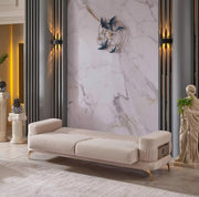 Aspina Velvet Luxury Sofa Set