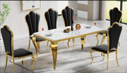 Real Marble Dining Table - Tusk